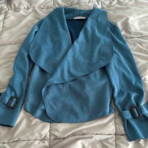 Elegant Blue Women's Jacket